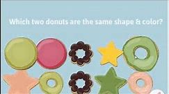 ABCYa Educational Games: Same and Different Donut/Doughnut Game
