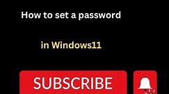 Step-by-Step Guide: How to Set a Password and PIN in Windows 11? By Tech Wonders! #windows11