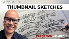 Car Design 101: Designing Futuristic Cars with Thumbnail Sketches