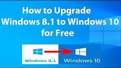 How to upgrade from windows 8.1 windows 10 without data loss