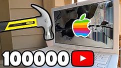 Bored Smashing - MacBook! 100K SPECIAL