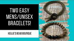 Two different MENS bracelets! Learn a new knot too!