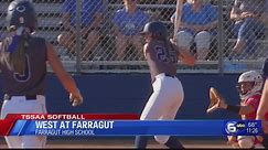 Farragut softball shuts out West