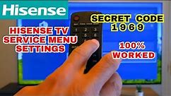 How to Access Hisense TV Service Menu Settings - Hidden Feature of Hisense TV | Secret Code