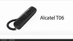 Alcatel T06 Wall Mount Corded Landline Telephone/ Phone