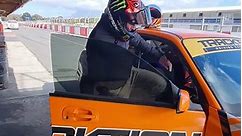 His first time in a race car on a race track. #trackexperience #trackday #fyp #foryou #capetownexperience #thingstodoincapetown #killarneyraceway #racetrack #racecar