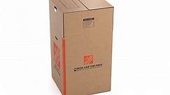The Home Depot 20 in. L x 20 in. W x 34 in. D Wardrobe Moving Box PPRWRDBOX