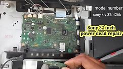 Sony Led Tv No power on problem |Sony-klv 32r426b Standby problem |sony led repair