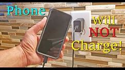 My Phone WONT Charge! How to fix a Samsung, Apple Phone or iPad that Will NOT Charge. Simple DIY FIX
