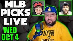 MLB Playoffs Picks & Predictions Wednesday October 4th | Kyle Kirms The Sauce Network