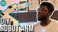 DIY Arduino Robot Arm - Controlled by Hand Gestures | Full Tutorial