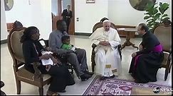 Sudanese Woman Once Sentenced to Death Meets Pope