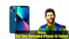 Buy iPhone 13, 128GB, Blue - Unlocked (Renewed Premium)