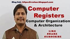 computer registers in computer architecture || Various General Purpose Registers || COA || CO || CA