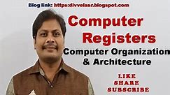 computer registers in computer architecture || Various General Purpose Registers || COA || CO || CA