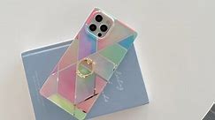Square colorful marble case for iphone 12 pro max