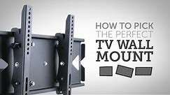 How To Pick the Perfect Wall Mount