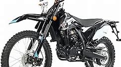 X-Pro 250cc Gas Dirt Bike Pit Bike Adult Bike,Big 21"/18" Wheels (Factory Package, Black)