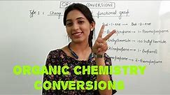 Organic chemistry conversions: Trick 2