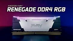 DDR4 memory with speeds of up to 4600MT/s – Kingston FURY Renegade RGB