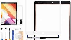 for iPad Pro 12.9 2 2nd Gen 2017 Screen Replacement A1671 A1670 Touch Screen Digitizer Panel Glass Sensor Touch Panel Repair Kits,Including Tempered Glass +Free Tools(Not LCD Display) (White)