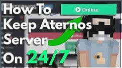 HOW TO MAKE ATERNOS Server 24/7 For FREE!