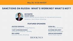 Sanctions on Russia: What’s working? What’s not?