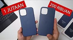 Bedanya ORIGINAL vs KW iPhone 12 Leather Magsafe Case