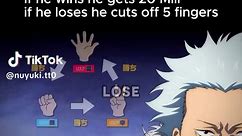 If he loses he cuts off 5 fingers #anime #animeedit #animemoments #animecoldmoments #fypシ #coldanimemoments