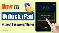 How to Unlock iPad without Password or iTunes (iPadOS 16)