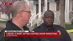 1 dead, 5 injured after Germantown coffee shop shooting, Metro police say