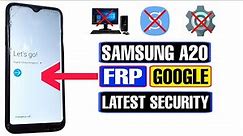 Samsung A20 FRP Bypass Android 10 2023 | Samsung A205F FRP Bypass/Google Account Bypass Without PC
