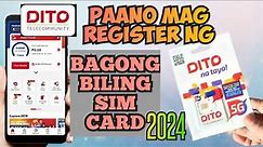 How to Register DITO SIM card 2024 | Paano mag register ng bagong DITO SIM