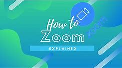 How to use ZOOM (iPhone iPad Android)