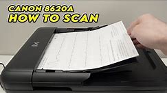 How to Scan using the Canon Pixma TR8620a & TR8622 Printer