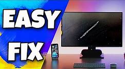 How to fix scratches on monitor screen EASY