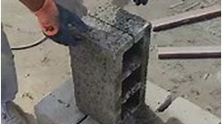 How to cut a cinder block #build #construction #tips | The Engineer Repair