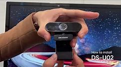 Hikvision Webcamera DS-U02 Installation