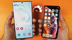 Samsung Galaxy Note 10 Plus vs iPhone XS - Speed Test!