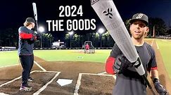 Hitting with the 2024 DEMARINI "THE GOODS" | BBCOR Baseball Bat Review