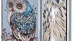 BEIMEITU for iPhone 14 Case Clear Owl Design, Transparent Girly Soft TPU Flexible Protective Cover Anti-Shock Cute Owl Case for iPhone 14 Girls Women Men 6.1"