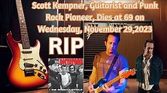 Remembering Scott Kempner: A Punk Rock Icon's Legacy (RIP)