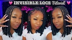 INVISIBLE LOCS TUTORIAL /2 STRAND TWIST 😍VERY DETAILED #Protectivestyle