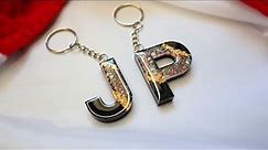 DIY Epoxy Resin Craft and Accessories for Beginners | Resin Letter keychains | Alphabet Keychain
