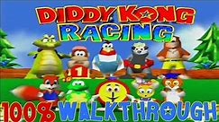 Diddy Kong Racing (Nintendo 64) Full Game Walkthrough (100%)