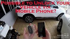 Can you unlock your car with a mobile phone?