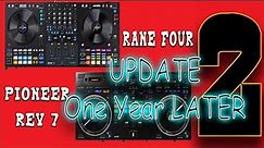 RANE FOUR VS PIONEER REV 7 PART TWO... ONE YEAR LATER!