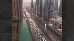 VIDEO: Unprecedented rainfall in Dubai