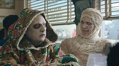 The Grim Reaper swaps black for florals in Spectrum's latest monster ad