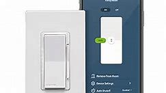 Leviton Decora Smart Dimmer Switch, Wi-Fi 2nd Gen, Neutral Wire Required, Works with Matter, My Leviton, Alexa, Google Assistant, Apple Home/Siri & Wired or Wire-Free 3-Way, D26HD-2RW, White